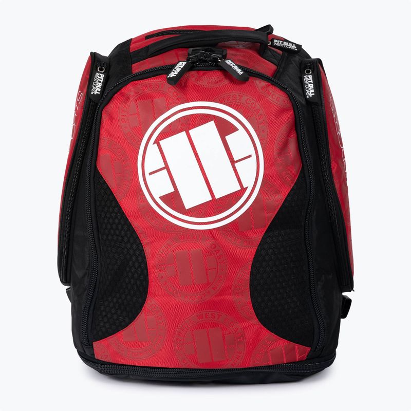 Pánský batoh Pitbull West Coast Medium Convertible Logo red