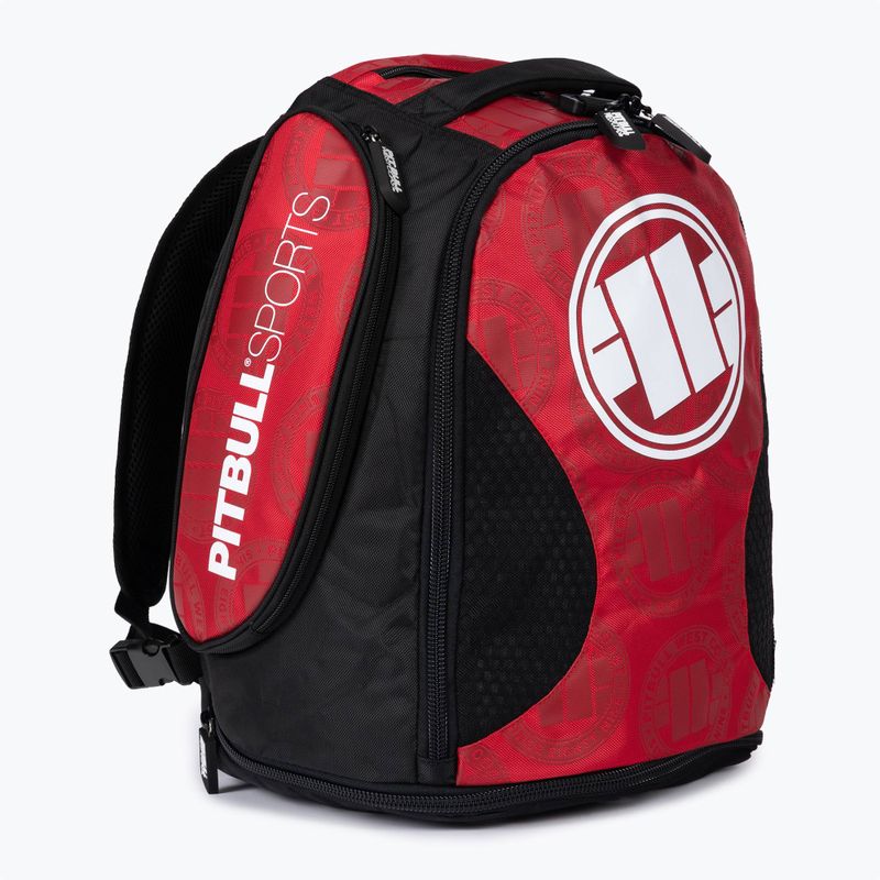Pánský batoh Pitbull West Coast Medium Convertible Logo red 2