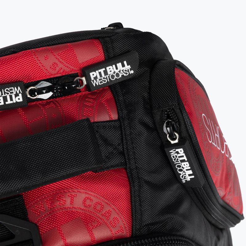 Pánský batoh Pitbull West Coast Medium Convertible Logo red 4