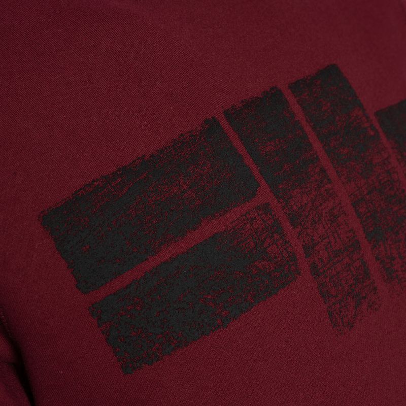 Pánská mikina Pitbull West Coast Crewneck Classic Logo burgundy 8