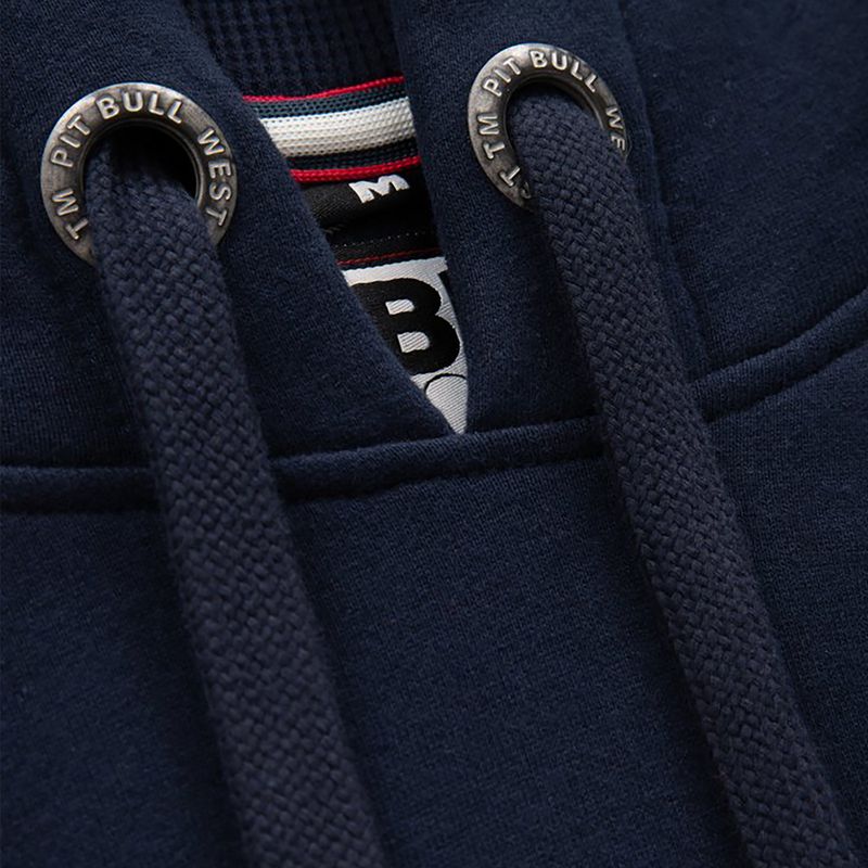 Pánská mikina Pitbull West Coast Hooded Classic Logo dark navy 4