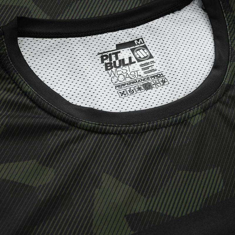 Pánské tričko Pitbull West Coast Performance Dillard Casino black/olive 4