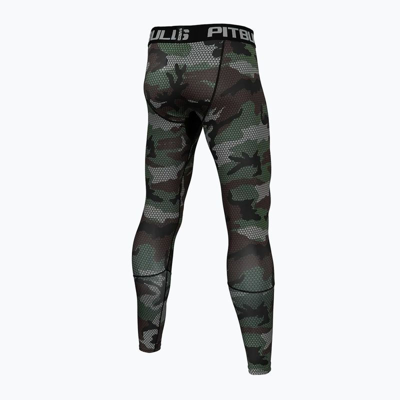 Pánské legíny Pitbull West Coast Net Camo Woodland Camo woodland camo 2