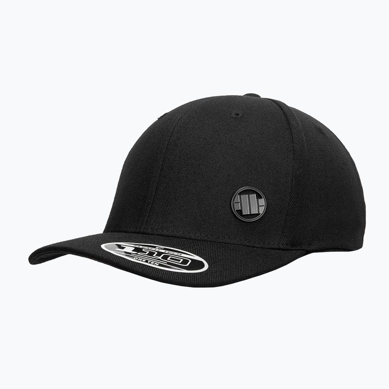 Pánská kšiltovka Pitbull West Coast Snapback Hook & Loop ,,3D Metal Logo" black