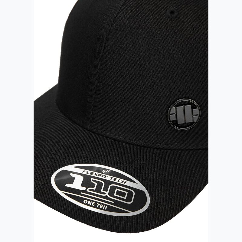 Pánská kšiltovka Pitbull West Coast Snapback Hook & Loop ,,3D Metal Logo" black 4