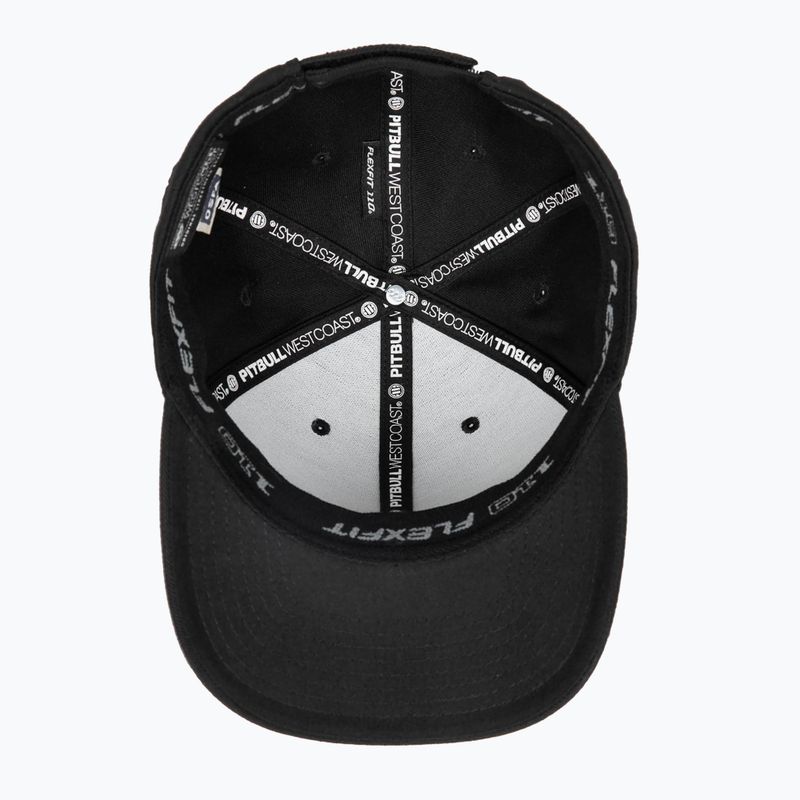 Pánská kšiltovka Pitbull West Coast Snapback Hook & Loop ,,3D Metal Logo" black 7