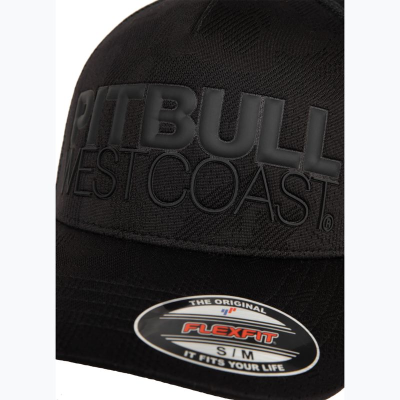 Pánská kšiltovka Pitbull West Coast Full Cap Jaquard Camo Tnt Hybrid black 3