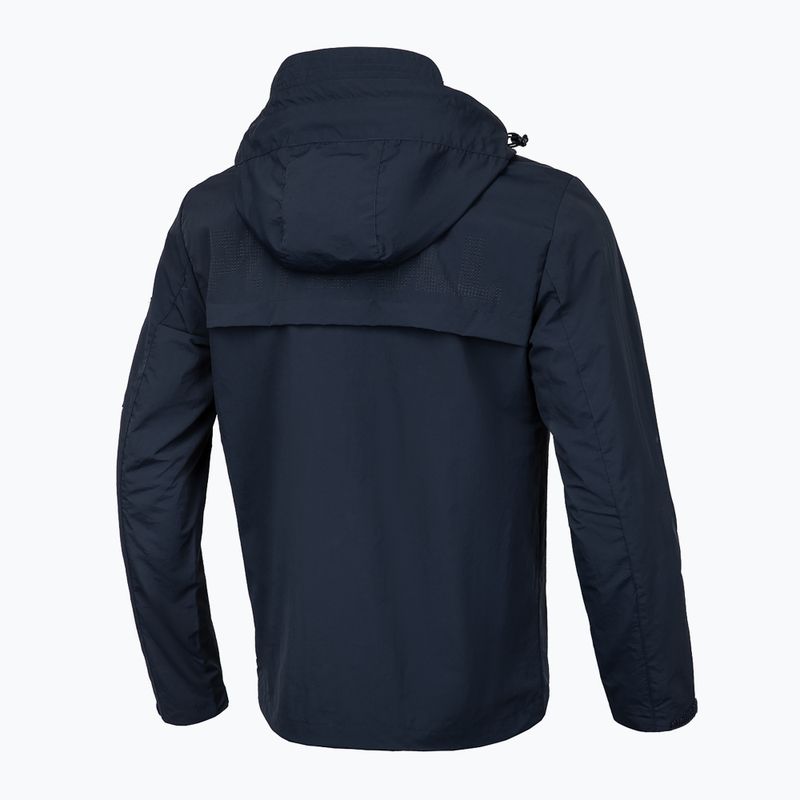 Pitbull West Coast pánská bunda Spine dark navy 2
