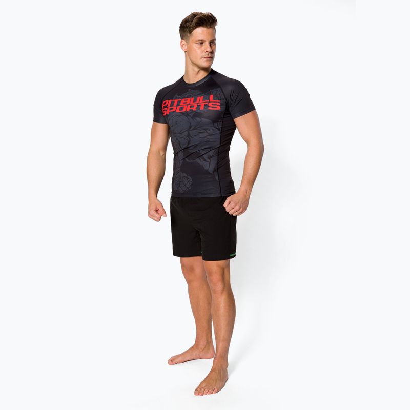 Pánský chránič na ramena Pitbull West Coast T-S Rash Master Of Muay Thai black 2