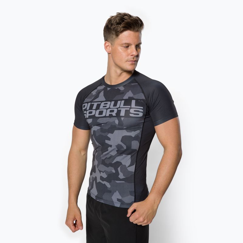 Pánský chránič na ramena Pitbull West Coast T-S Rash Dillard black camo