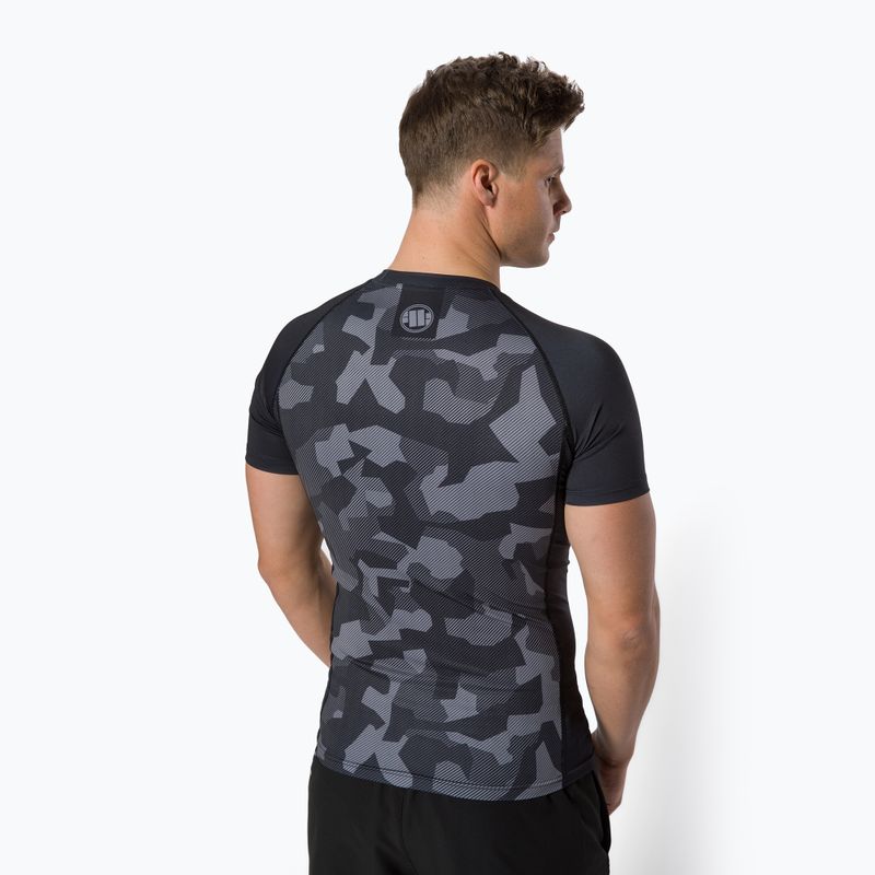 Pánský chránič na ramena Pitbull West Coast T-S Rash Dillard black camo 3
