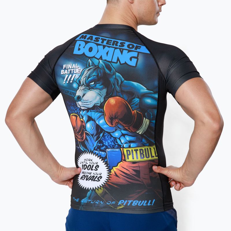 Pánský chránič na ramena Pitbull West Coast T-S Rash Master Of Boxing black 3