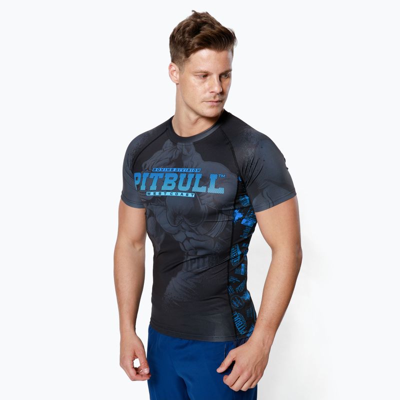 Pánský chránič na ramena Pitbull West Coast Rash T-S Masters Of Boxing black