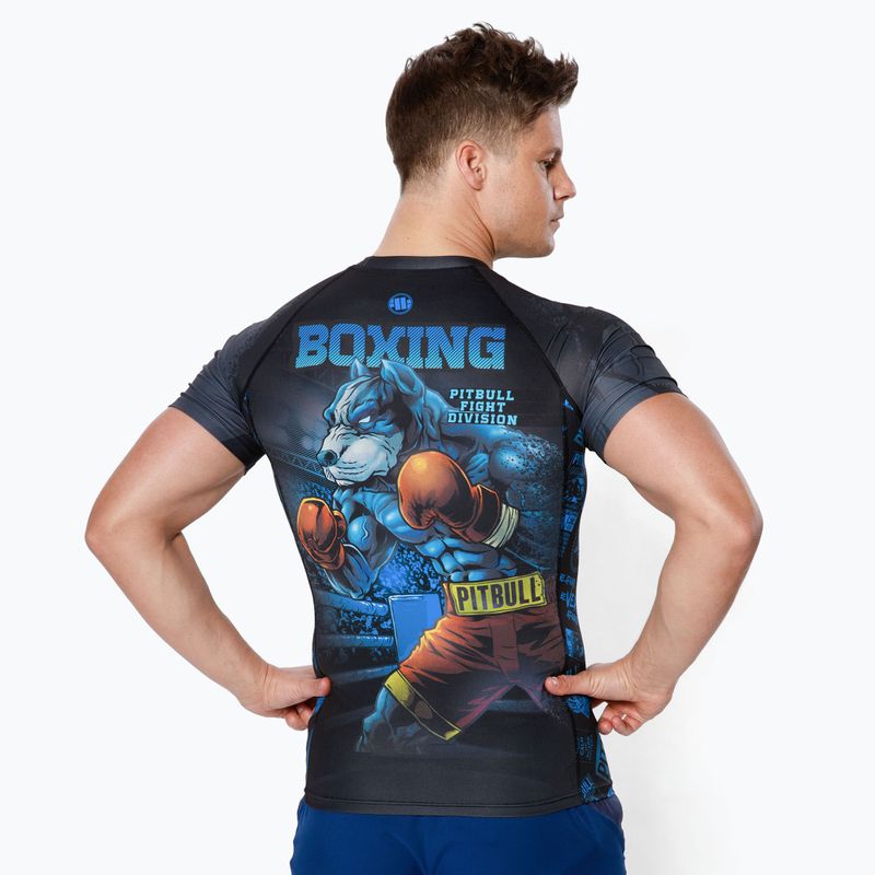Pánský chránič na ramena Pitbull West Coast Rash T-S Masters Of Boxing black 3
