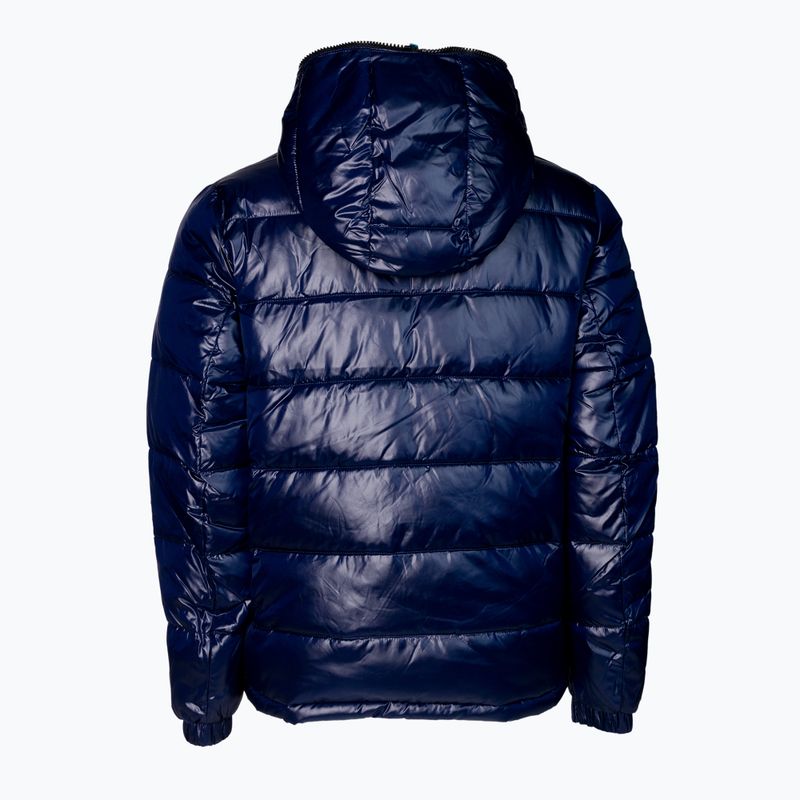 Pánská péřová bunda Pitbull West Coast Quilted Hooded Shine dark navy 2