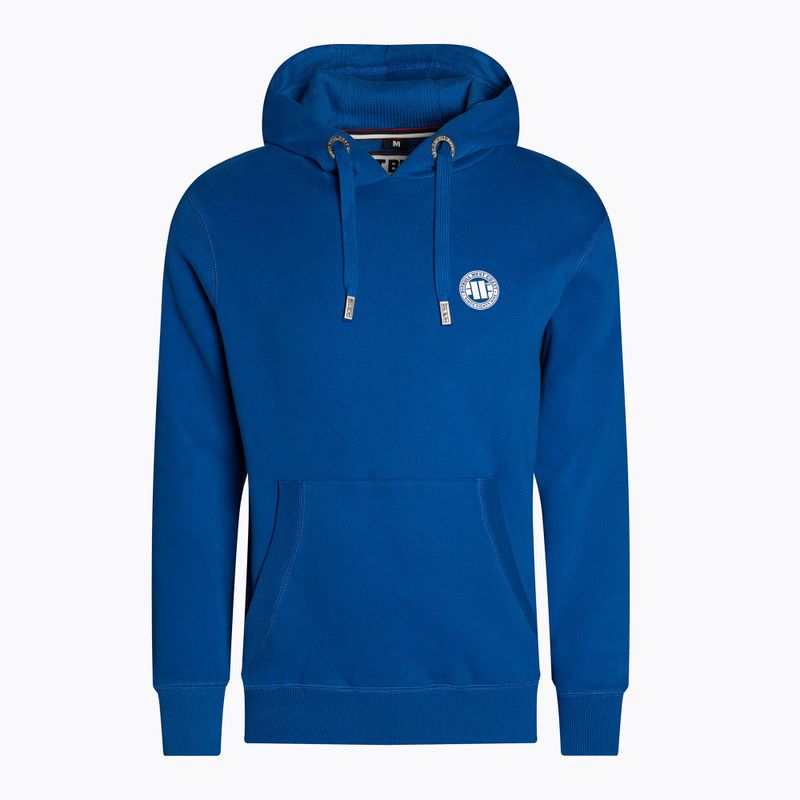Pánská mikina Pitbull West Coast Hooded Small Logo royal blue