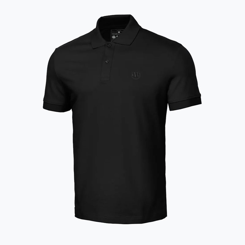 Pánská polokošile Pitbull West Coast Polo Jersey Small Logo 210 GSM black