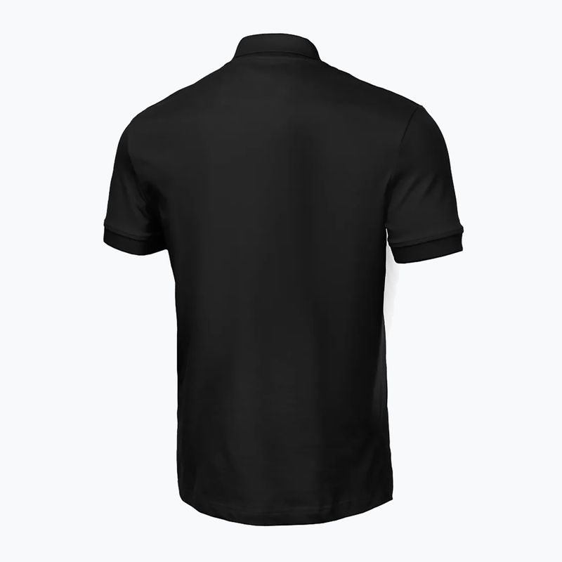 Pánská polokošile Pitbull West Coast Polo Jersey Small Logo 210 GSM black 2