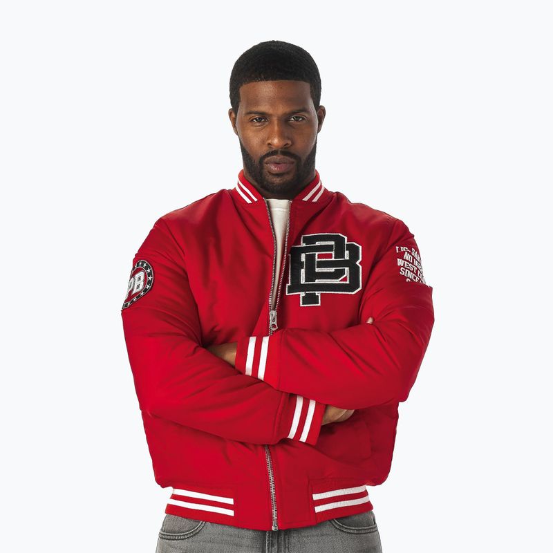 Pánská bunda Pitbull West Coast Silverwing Padded Varsity red