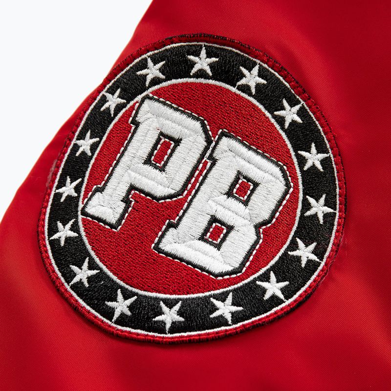 Pánská bunda Pitbull West Coast Silverwing Padded Varsity red 6
