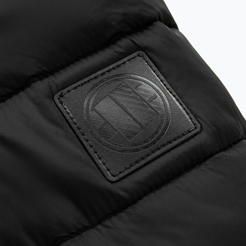 Pánská péřová bunda Pitbull West Coast Royston Hooded Quilted black 4