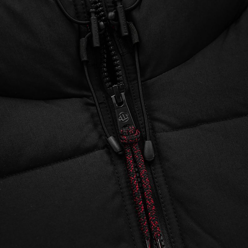Pánská zimní bunda Pitbull West Coast Greyfox Hooded Quilted black 4