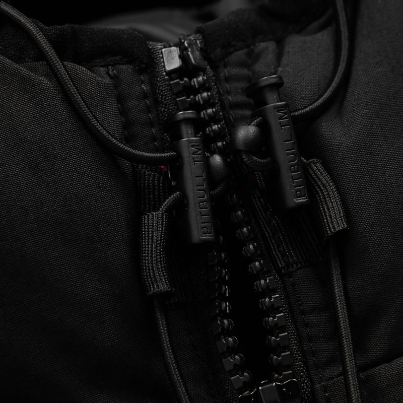 Pánská zimní bunda Pitbull West Coast Greyfox Hooded Quilted black 6