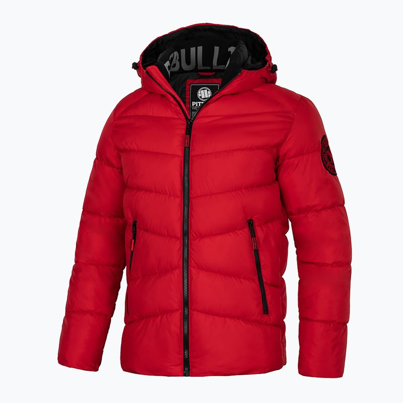 Pánská péřová bunda Pitbull West Coast Mobley red 2