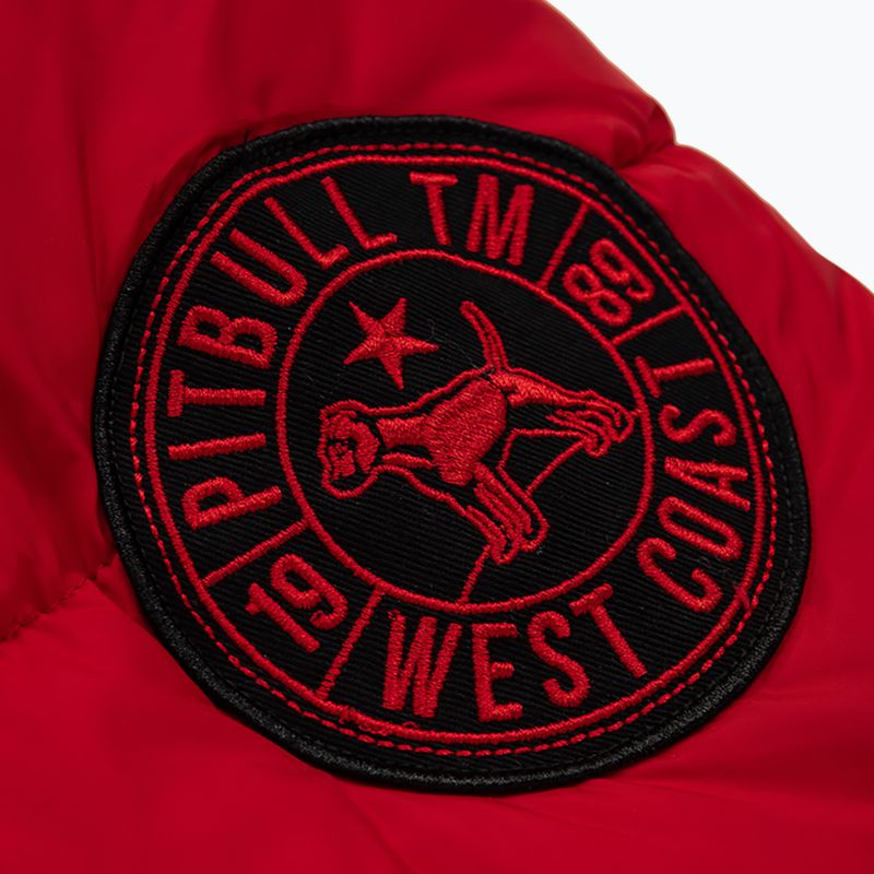 Pánská péřová bunda Pitbull West Coast Mobley red 5