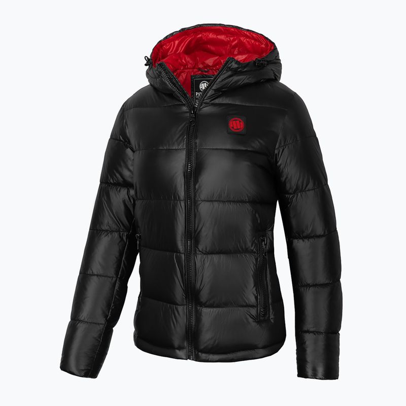 Dámská péřová bunda Pitbull West Coast Shine Quilted Hooded black 4