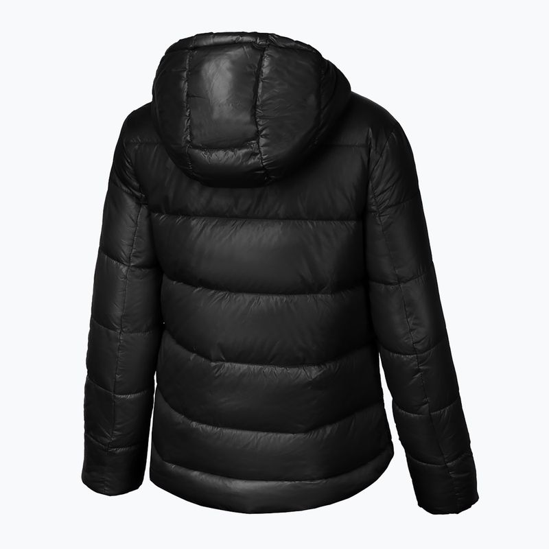 Dámská péřová bunda Pitbull West Coast Shine Quilted Hooded black 5