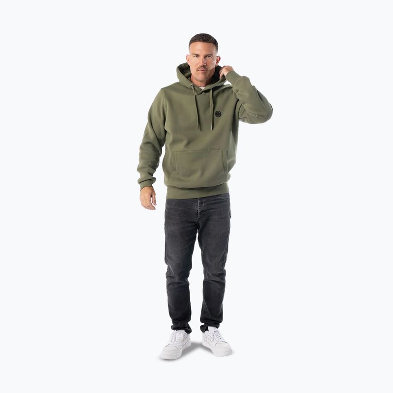 Pánská mikina Pitbull Small Logo Hooded olive 2