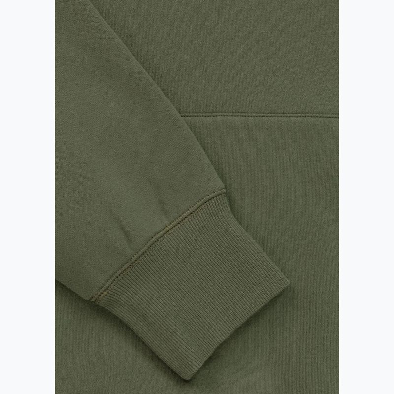 Pánská mikina Pitbull Small Logo Hooded olive 7