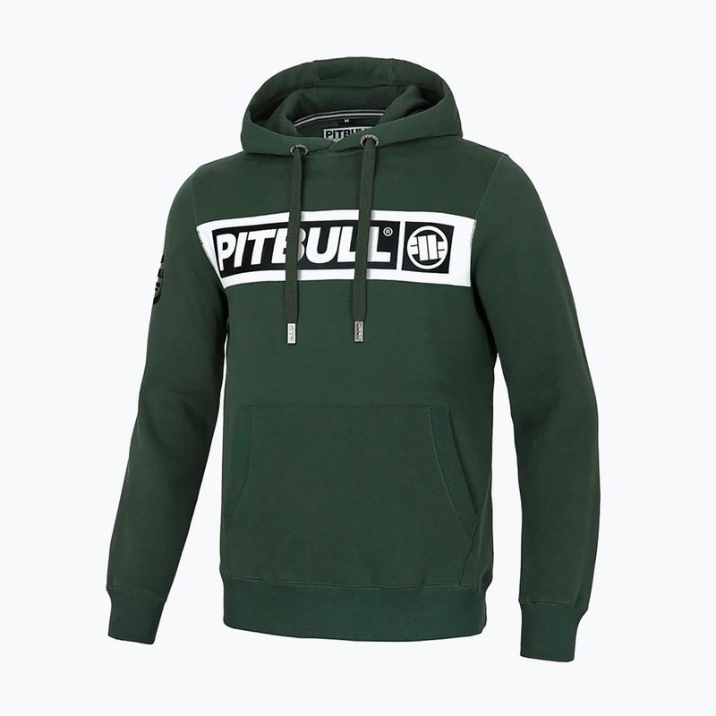 Pánská mikina Pitbull Sherwood Hooded dark green 4