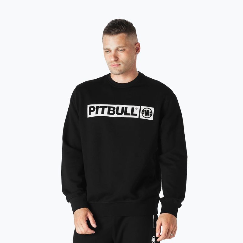Pánská mikina Pitbull West Coast Crewneck Hilltop Terry Group black