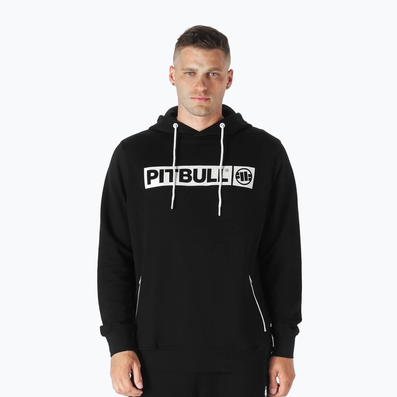 Pánská mikina Pitbull West Coast Hooded Hilltop Terry Group black