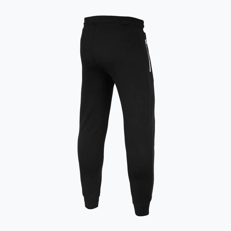 Pánské kalhoty Pitbull West Coast Trackpants Small Logo Terry Group black 4