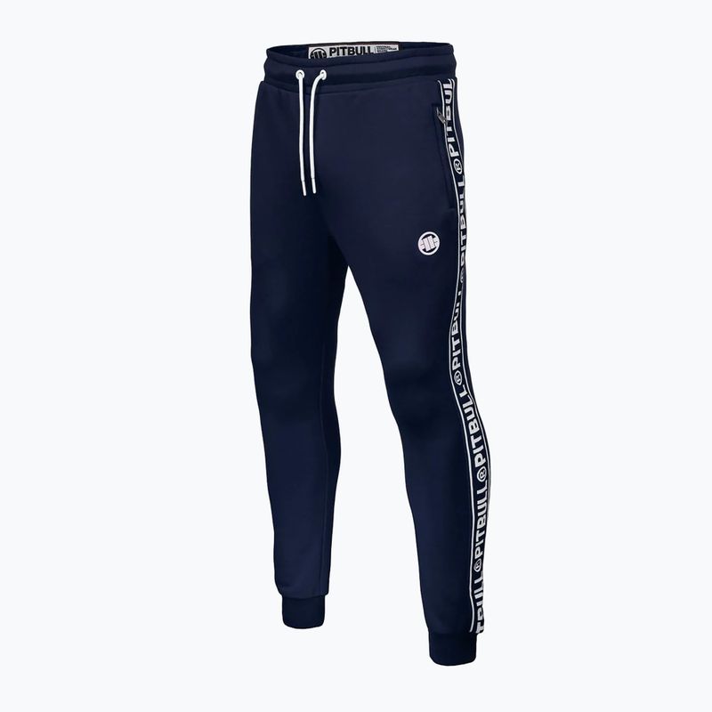 Pánské kalhoty Pitbull West Coast Trackpants Tape Logo Terry Group dark navy 2