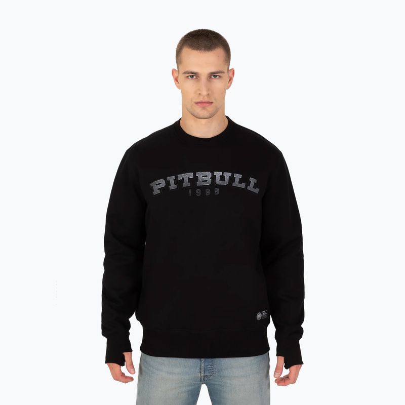 Pánská mikina Pitbull West Coast Born In 1989 Crewneck černá