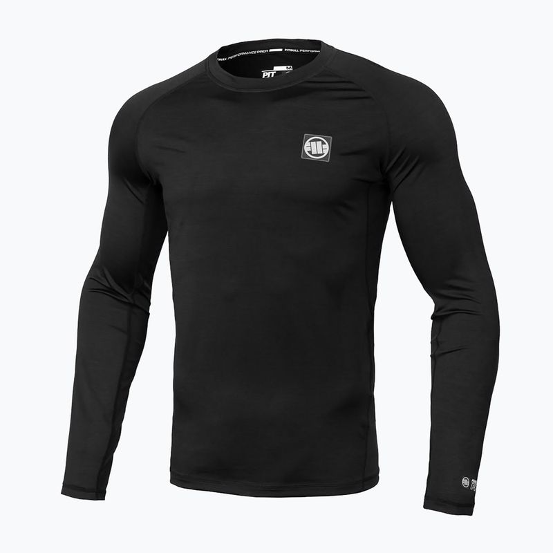 Pánský chránič Rashguard s dlouhým rukávem Pitbull West Coast Performance Small Logo black 6