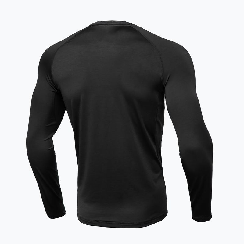 Pánský chránič Rashguard s dlouhým rukávem Pitbull West Coast Performance Small Logo black 7