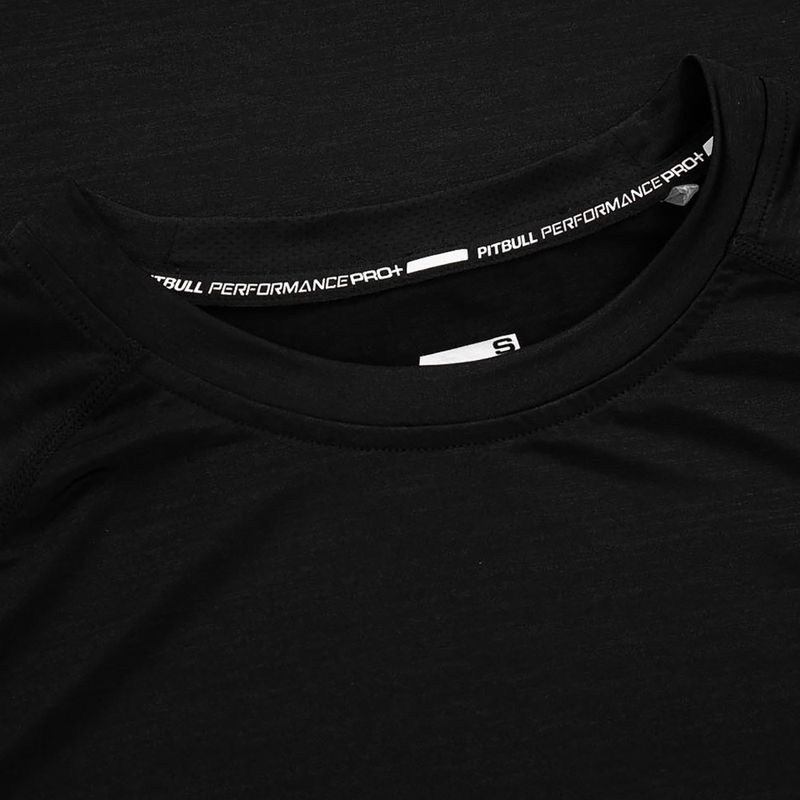 Pánský chránič Rashguard s dlouhým rukávem Pitbull West Coast Performance Small Logo black 8