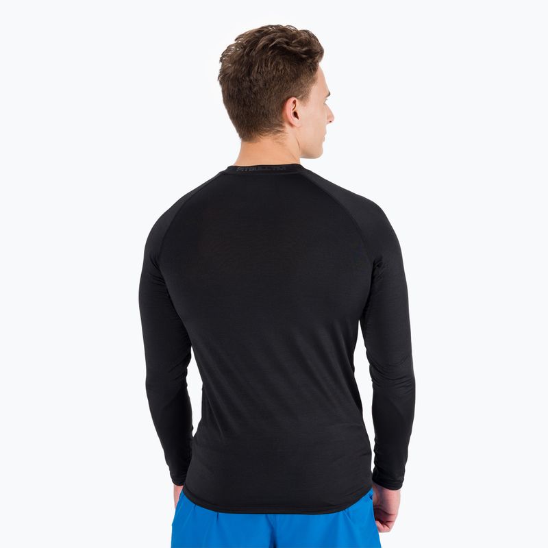 Pánský chránič Rashguard s dlouhým rukávem Pitbull West Coast Performance Small Logo black 3