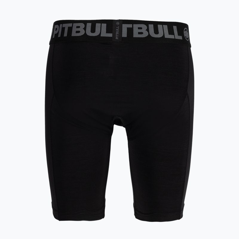 Pánské kompresní šortky Pitbull West Coast Performance Compression black 2