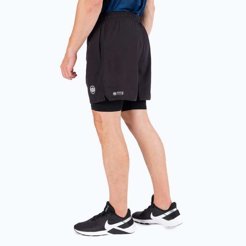 Pánské tréninkové šortky Pitbull West Coast Performance Mesh 2 black 2