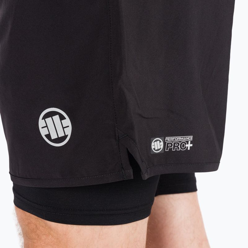 Pánské tréninkové šortky Pitbull West Coast Performance Mesh 2 black 4