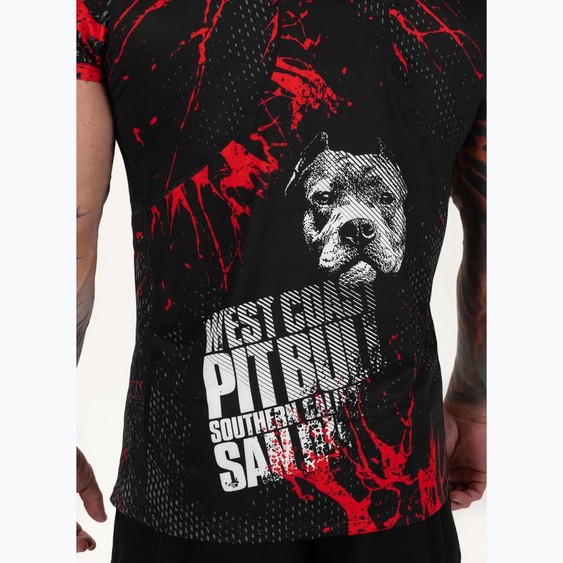 Pánské sportovní  tričko Pitbull Mesh Performance Pro Plus Blood Dog II black 6