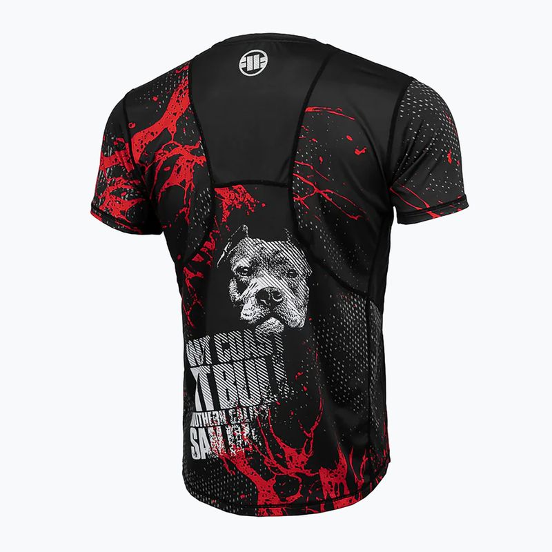 Pánské sportovní  tričko Pitbull Mesh Performance Pro Plus Blood Dog II black 9