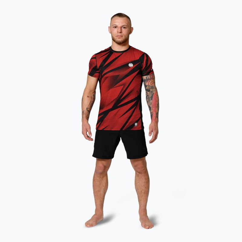 Pánské sportovní  tričko Pitbull Mesh Performance Pro Plus Dot Camo II red 2