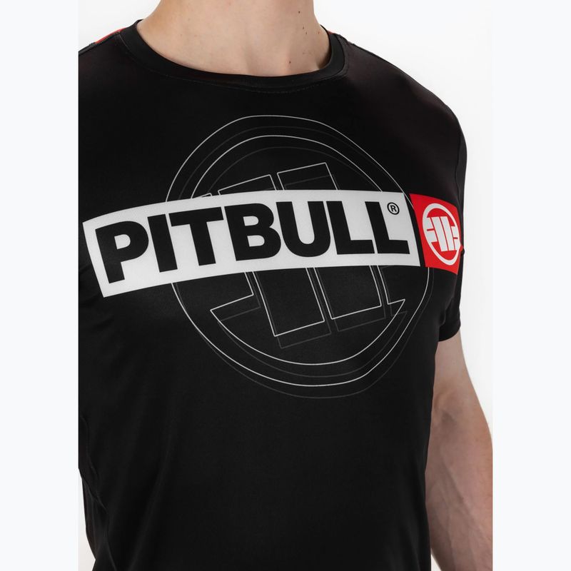 Pánské sportovní  tričko Pitbull Mesh Performance Pro Plus Hilltop Sports black 4